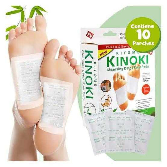 PARCHES DETOX KINOKI PARA PIES - PAGA 10 Y LLEVA 20